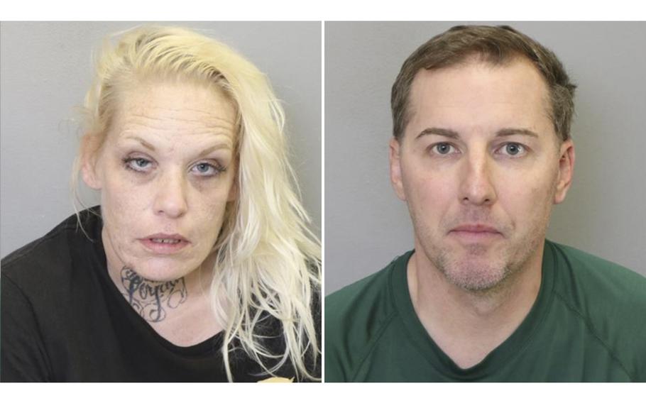 Heather Totty and Jason Jablonski, a U.S. sailor, have been arrested in connection with a March 11, 2022, murder in Virginia Beach, Va., 
