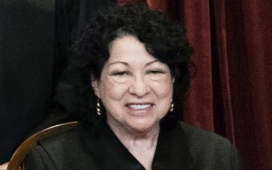 Associate Supreme Court Justice Sonia Sotomayor.
