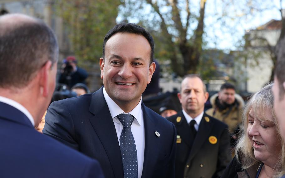  Irish politician, Taoiseach and leader of Fine Gael Leo Varadkar in December 2022.
