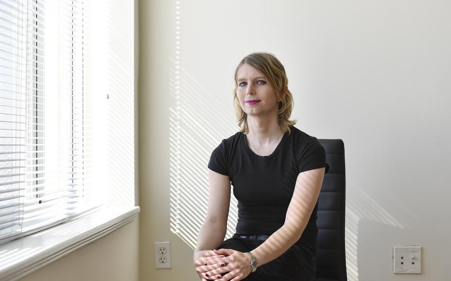 Former Army intelligence analyst Chelsea Manning, shown in 2018, is trying to overturn a ban on her entering Canada. 