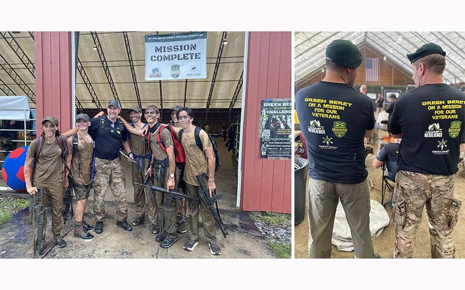 Snapshots posted June 26, 2023, show moments experienced at the third annual Green Beret with a Challenge event held in New Hampshire.