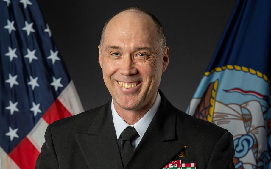 Rear Adm. Ronald Foy, shown in a 2021 command photo, replaced Rear Adm. Milton Sands as head of Special Operations Command Africa on July 21, 2023. Foy, a Navy SEAL, comes to the command after a stint as deputy director for global operations at the Joint Staff.