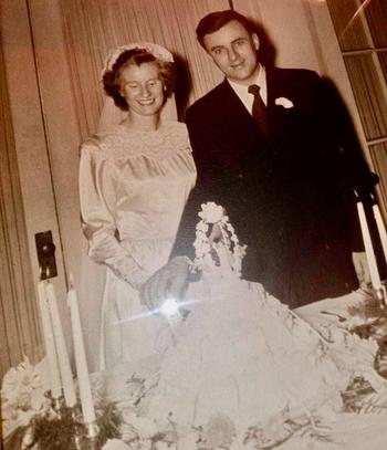 Mary and Fred Barnes were married in December 1948 in Danville, Va.