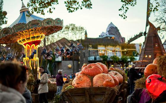 October is bursting with seasonal delights, such as wine and beer tastings, jazz festivals and Halloween haunts. Shown: The fall festival at Tivoli Gardens in Copenhagen, Denmark. Tivoli opens for the season Oct. 12.