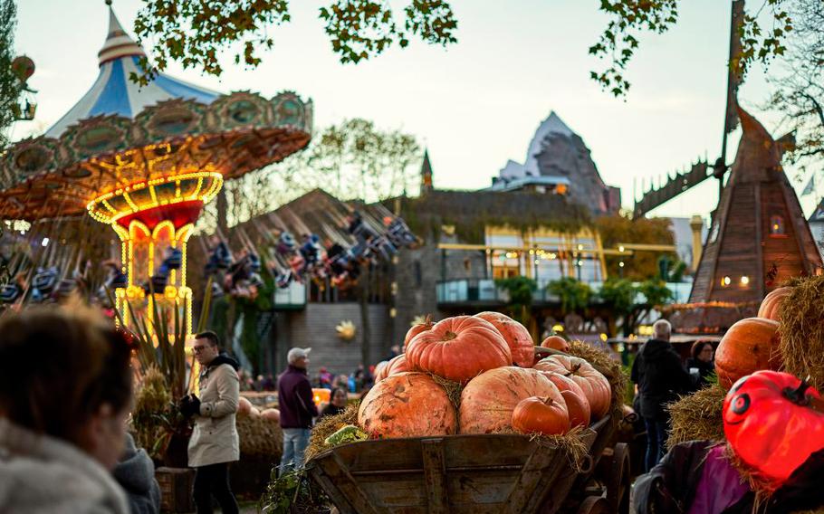 October is bursting with seasonal delights, such as wine and beer tastings, jazz festivals and Halloween haunts. Shown: The fall festival at Tivoli Gardens in Copenhagen, Denmark. Tivoli opens for the season Oct. 12.