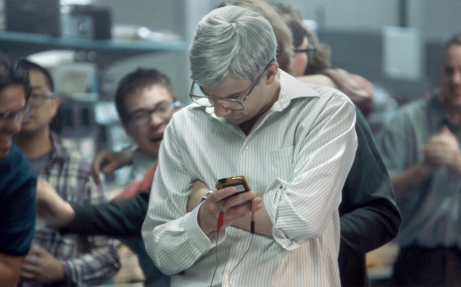 Jay Baruchel stars as Blackberry inventor Mike Lazaridis in “BlackBerry,” the origin story of the “pager, cellphone and email machine, all in one thing,” due in June.  
