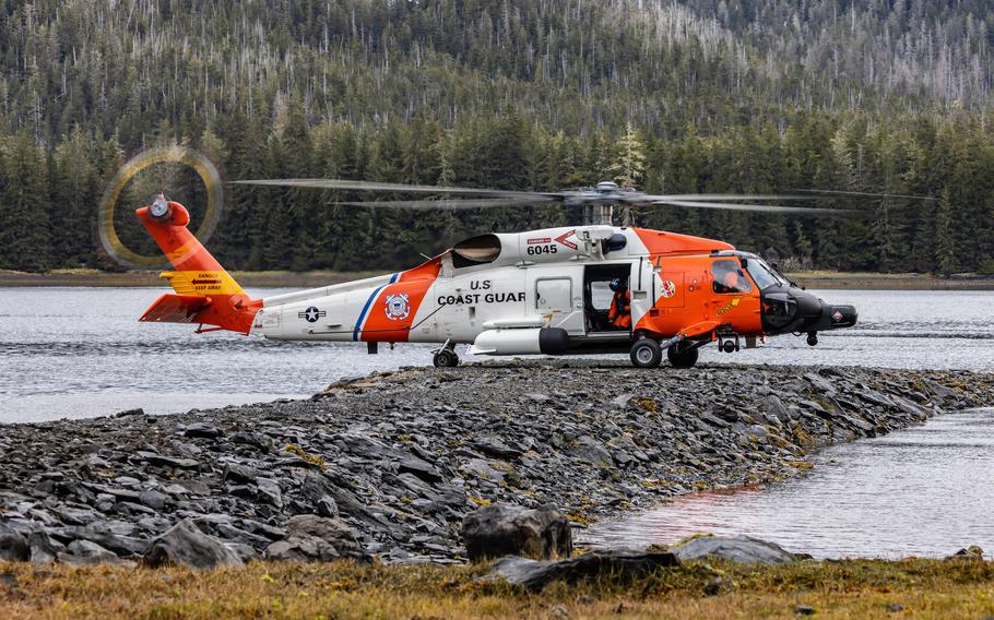Crews from Coast Guard Air Station Sitka, Coast Guard Cutter Douglas Denman, Sitka Mountain Rescue, and Sitka Fire Department conducted a week-long search and rescue exercise in Sitka, Alaska, May 9 through May 12, 2023.