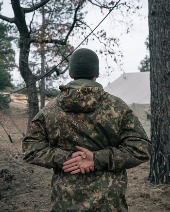 One 21-year-old Azov recruit, seen at the unit’s training camp outside Kyiv, described the controversy over Azov’s roots as an “overblown story.” 