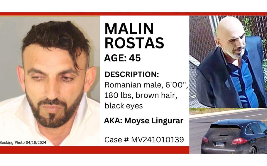 Malin Rostas is accused of posing as “Father Martin” to rob from Catholic churches. 