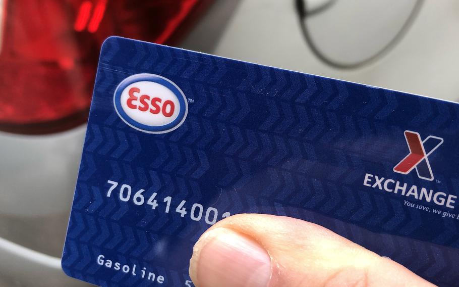 Esso cards used by the military community in Germany for discounted off-base gas purchases might not work temporarily because of a credit card software outage across much of the country.  