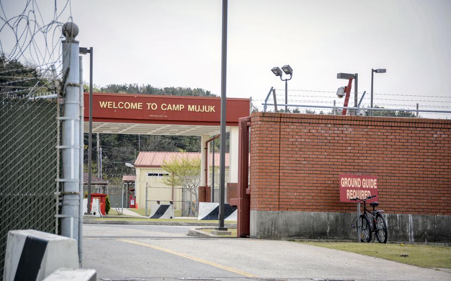 Each year about 4,000 Marines pass through Camp Mujuk, the only Marine Corps base in South Korea, for amphibious exercises.