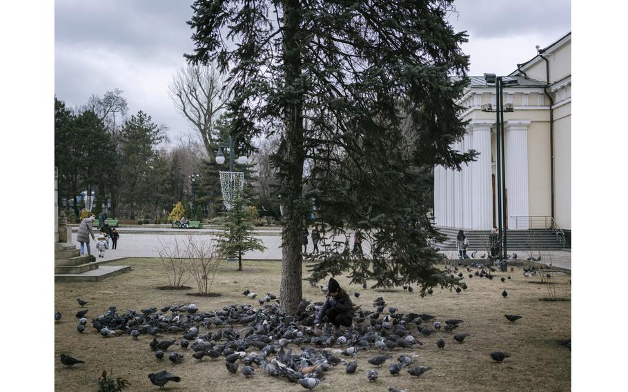People in Chisinau, the capital of Moldova, are nervous about what's happening in neighboring Ukraine. 