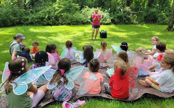 Young fairy fans brought their wings to last year’s first annual Fairy Tales event on the South Mountain Fairy Trail in Millburn, N.J. The next event, which features fairy stories, face-painting and walking tours, will be May 4.