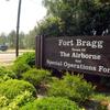 The entrance to Fort Bragg is shown in this undated file photo.