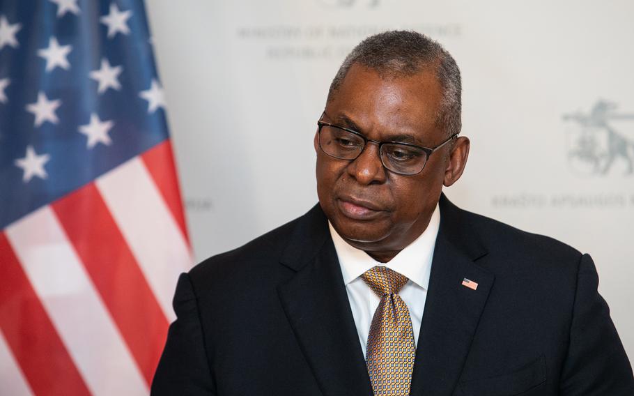In a Thursday memo to military leaders, Defense Secretary Lloyd J. Austin III outlined enhanced compensation to offset the rising cost of food, housing, child care and family relocations. (Paulius Peleckis/Getty Images/TNS)