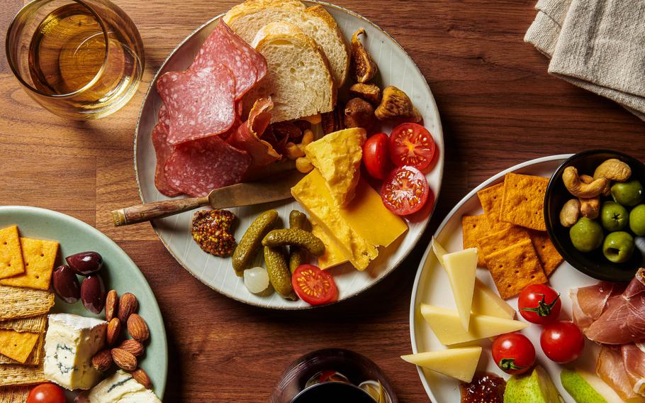 A plate of odds and ends can look pretty planned when it’s all said and done. 