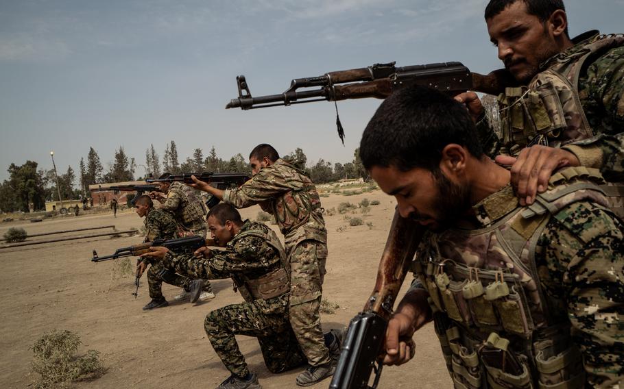 SDF commandos are trained specifically to thwart attacks, especially from Islamic State sleeper cells, as the extremist group ramps up its activities in the eastern part of Syria. For Syrians, the accounts of life in the southeastern Ukrainian city, besieged by Russian forces, sound eerily familiar. Rights groups, officials and observers have drawn comparisons to the brutal tactics Russia deployed to turn the tide of the Syrian civil war.