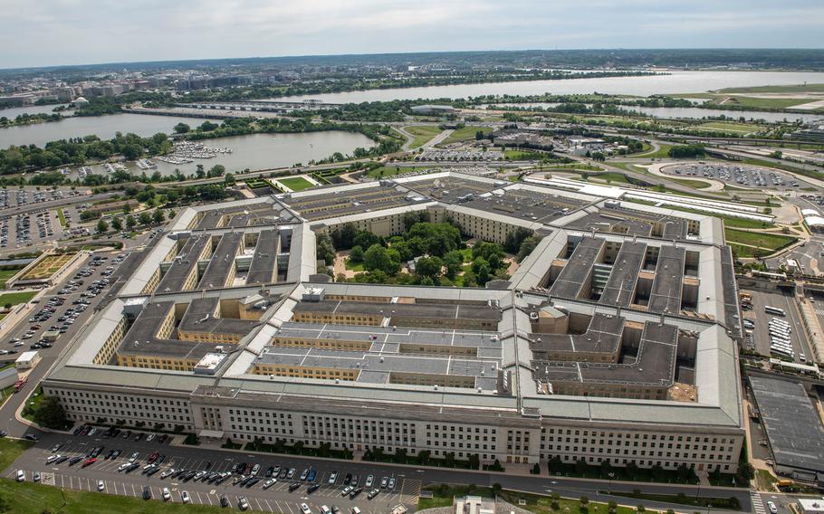 The Pentagon in Washington, D.C., on May 12, 2021. 