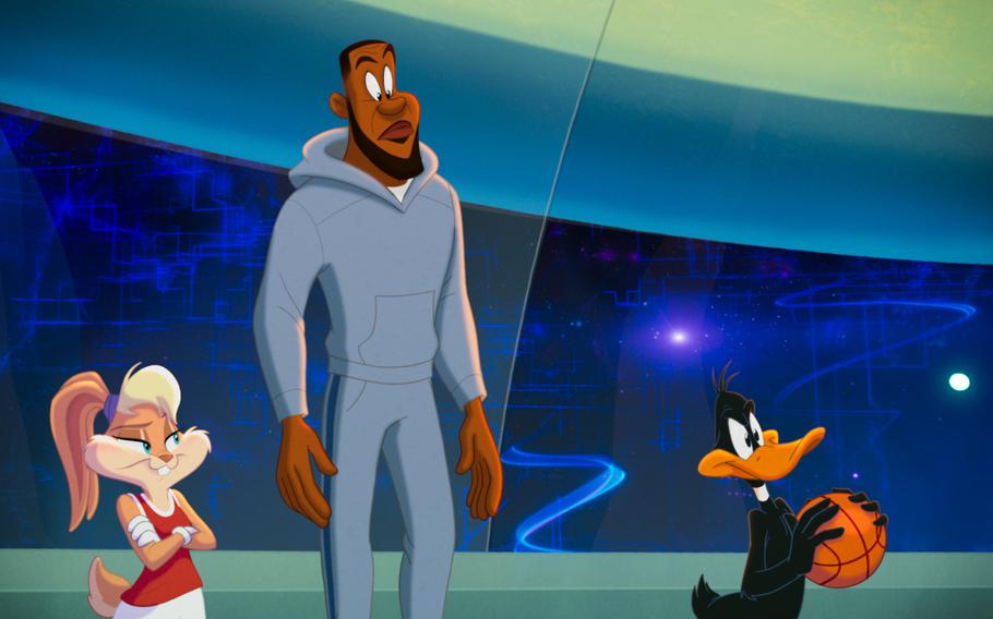 Lola Bunny, LeBron James and Daffy Duck are three of the animated stars of “Space Jam: A New Legacy,” which starts playing July 16 at select theaters on base.