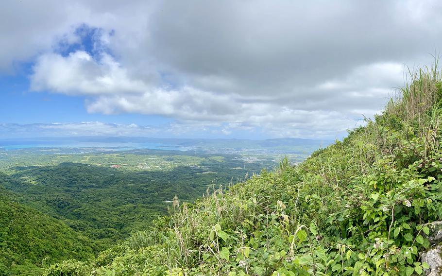 The summit of Mount Katsuu offers a superb 360-degree view of Okinawa’s emerald-blue sea and lush, green hills. 