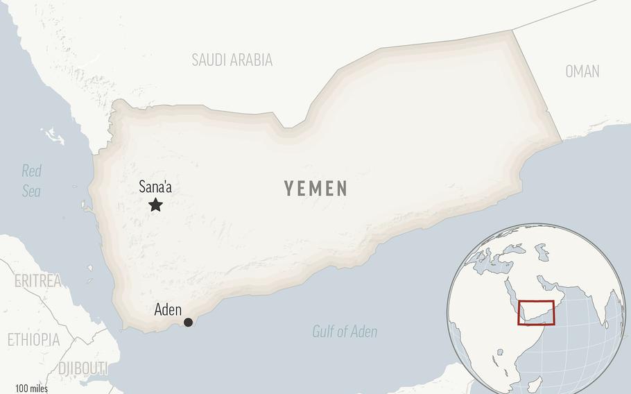 A map of Yemen