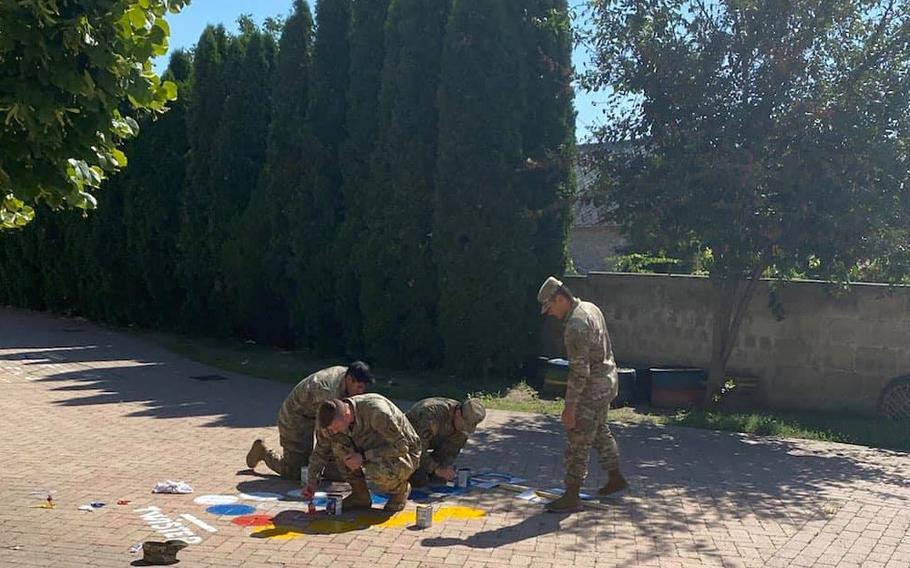 Fort Riley, Kan., soldiers who deployed to Poland with the 1st Battalion, 16th Infantry Regiment volunteered this month to improve a local school as part of the unit’s requirements under Victory Wellness. The program provides soldiers time every other week to improve team building, mental and emotional strength and form relationships — even while deployed. The program also requires soldiers attend one counseling session a year.