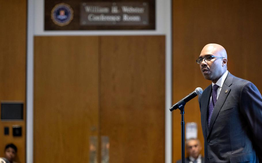 Robert J. Contee III, the FBI's assistant director of partner engagement.