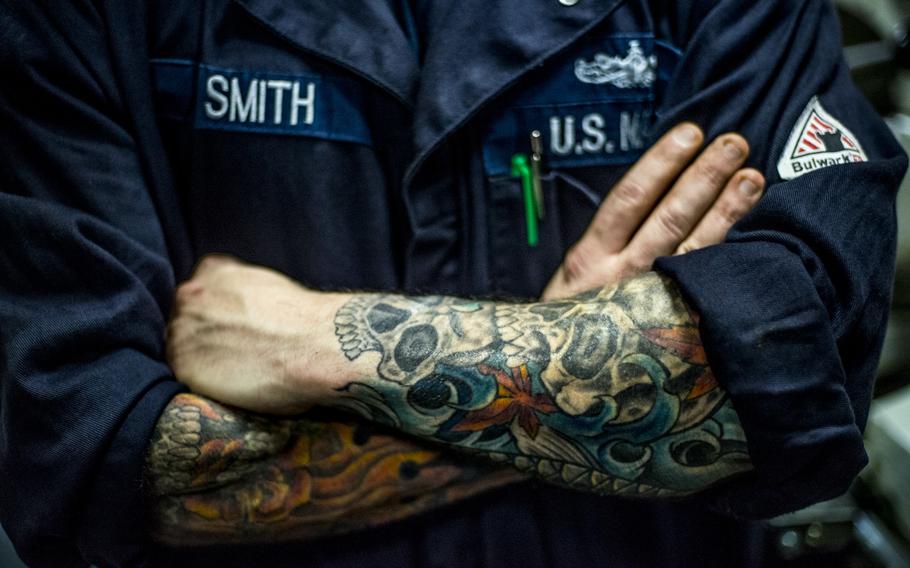 Marine leaders to review controversial tattoo policy