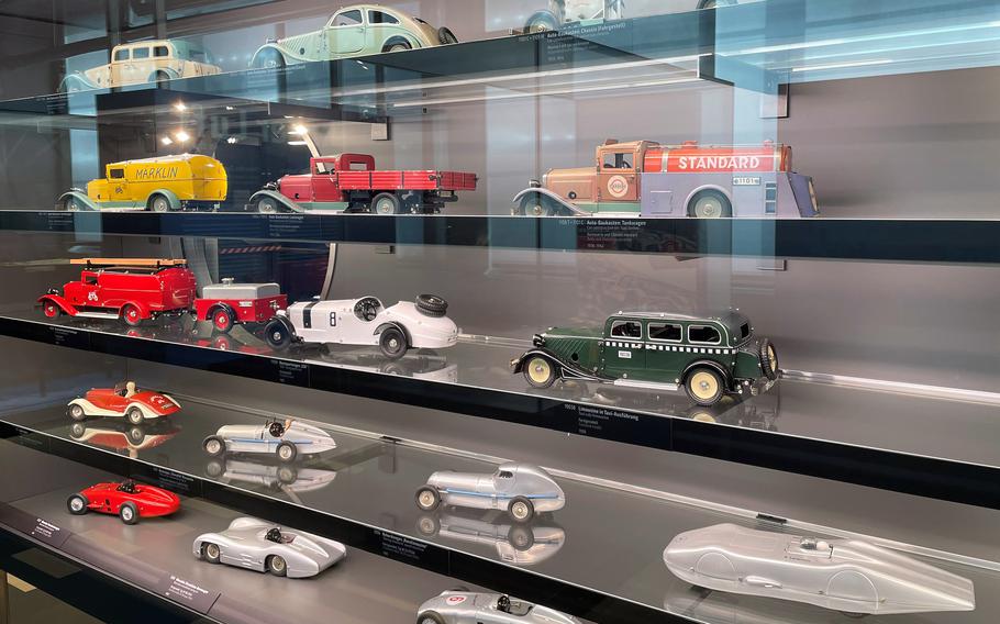 Maerklineum, the museum focused on the history of the Maerklin model train making company in Goeppingen, includes other items such as model cars.
