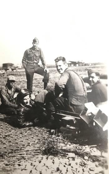 Service members gather together