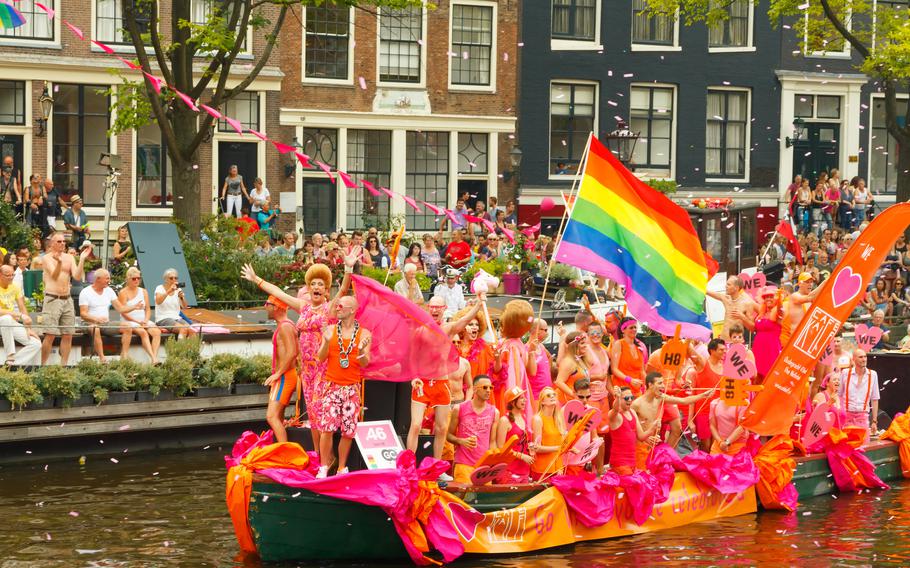 Gay Canal Pride Amsterdam will take place in the Netherland’s famous canal-crossed city on Aug. 5.