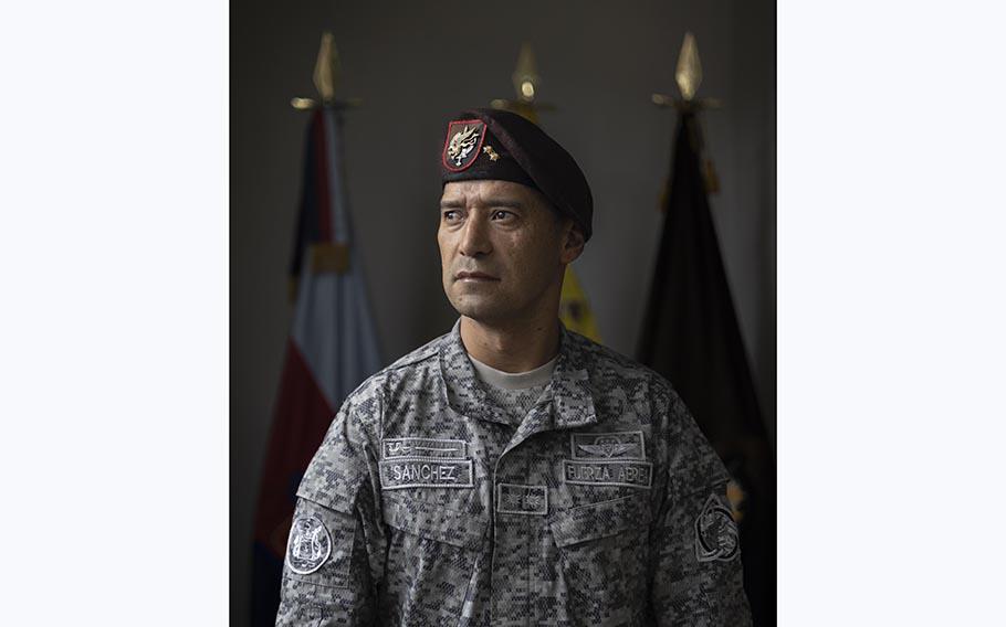 Gen. Pedro Sánchez, head of Colombia's special operations joint command, was tapped to lead the search. MUST CREDIT: Photo for The Washington Post by Fabiola Ferrero