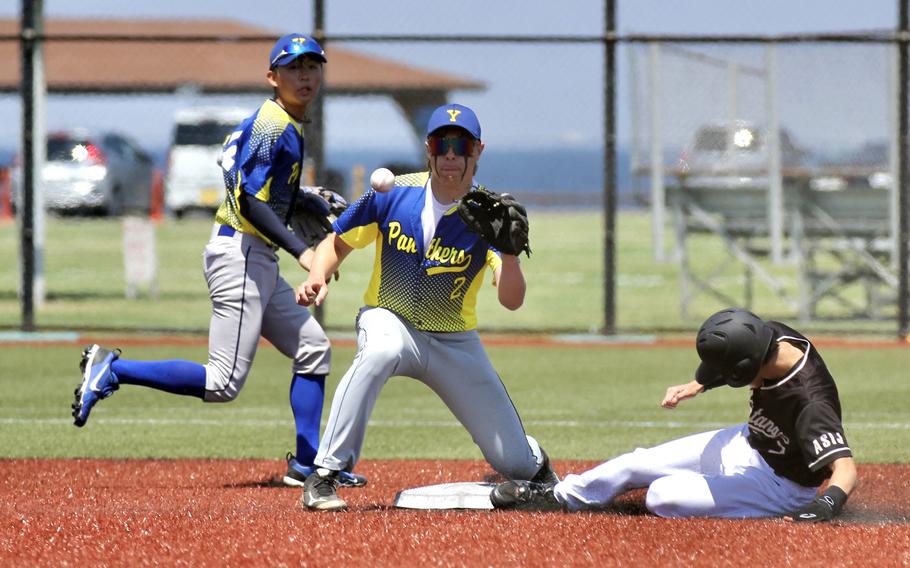 Hinkley Frost waits for the throw.