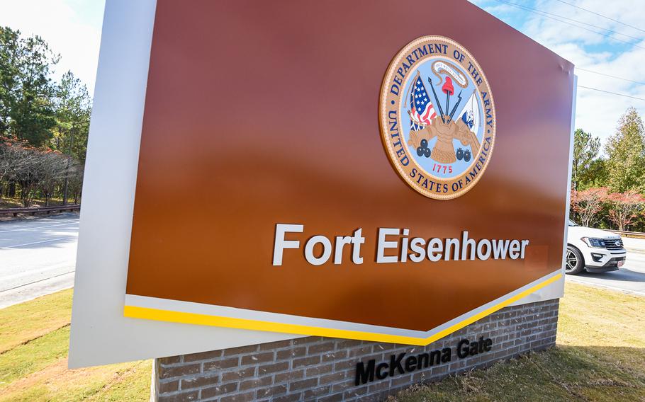 Fort Eisenhower, Ga., is the Army’s home of its Cyber Center of Excellence. It was renamed in honor of General of the Army and President Dwight D. Eisenhower on Oct. 27, 2023, after previously being known as Fort Gordon, for Confederate Gen. John Brown Gordon. 