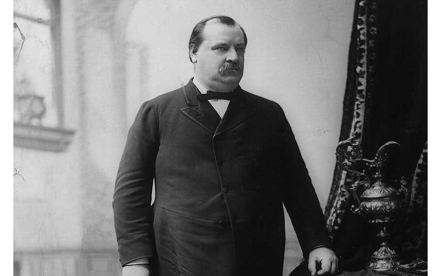 President Grover Cleveland during his first term at the White House in 1888. 