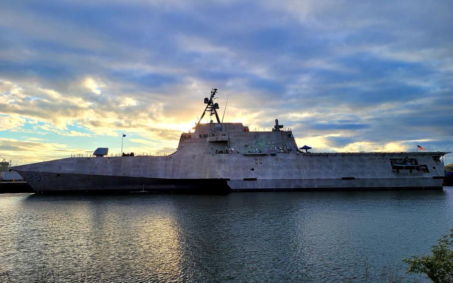 The Independence-class littoral combat ship USS Savannah will officially be brought to life during a commissioning ceremony Saturday at the Port of Brunswick.