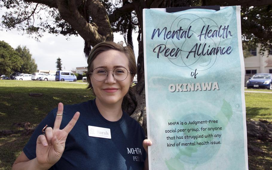 Sarah Russell, an Air Force spouse, created the Mental Health Peer Alliance at Kadena Air Base, Okinawa, after being diagnosed with bipolar disorder last year.