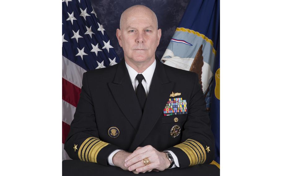 Adm. Christopher W. Grady, 58, is commander of U.S. Fleet Forces Command, which prepares and provides naval forces to serve across the globe.