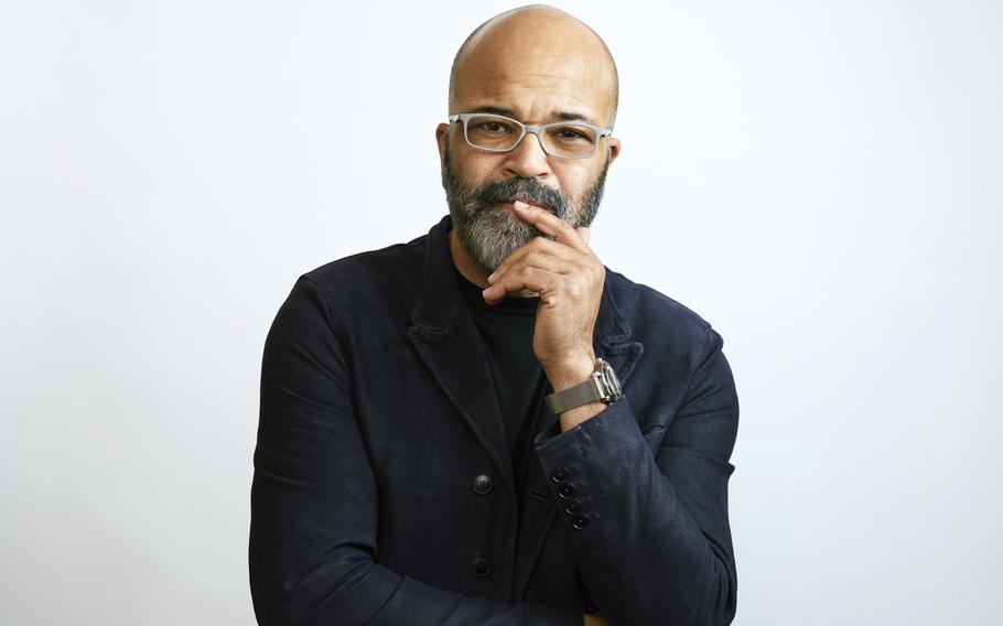 Jeffrey Wright poses for a portrait to promote his film “American Fiction” on Dec. 11 in New York. In the film, Wright plays Thelonious “Monk” Ellison, a frustrated and disillusioned author and college professor resentful of his books being pigeonholed as African American fiction. 