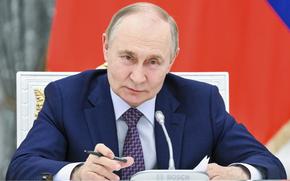 Russian President Vladimir Putin chairs a meeting on socioeconomic development of Russia-controlled Donetsk, Luhansk, Kherson and Zaporozhye regions at the Senate Palace of the Kremlin in Moscow, Russia, Monday, June 30, 2025. (Kristina Kormilitsyna, Sputnik, Kremlin Pool Photo via AP)