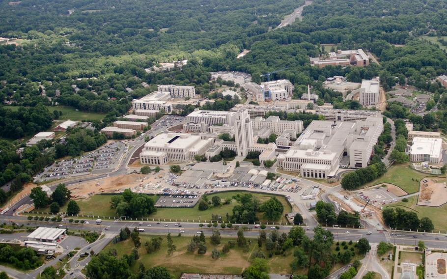 Undated photo of Walter Reed National Military Medical Center in Bethesda, Md.