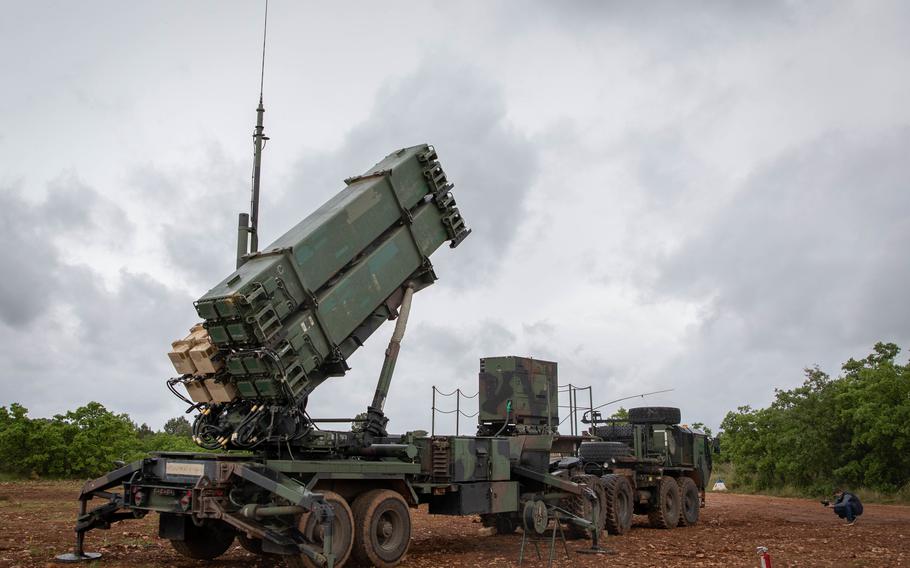 A U.S. Army Patriot missile system in Croatia in May 2021 participating in DEFENDER-Europe 21 exercises.  