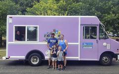 An ice cream truck at Whiteman Air Force Base, Mo., is helping military families beat the summer heat. 
