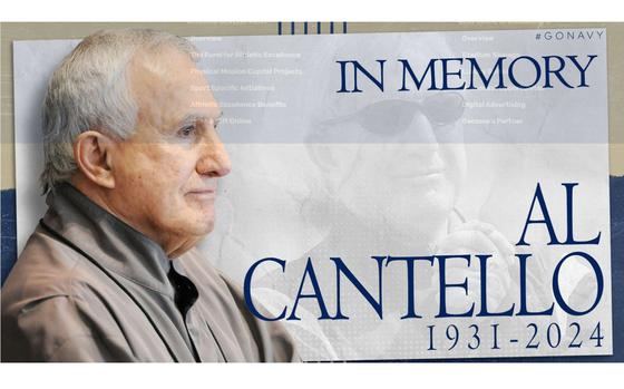 Al Cantello, one of the most legendary coaches in Navy athletics history, died Jan. 17, 2024, after a brief illness.