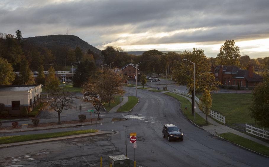 View of Market St. near Korey Rowe’s business in Oneonta, New York on October 19, 2021.