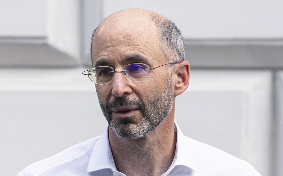In this June 20, 2021 file photo, Robert Malley, US Special Envoy for Iran, is shown in Vienna, Austria. The Biden administration said Monday that diplomatic efforts to get Iran back to nuclear negotiations are at a “critical place” and that international patience with Iranian delays in returning to the talks is “wearing thin.” Malley, told reporters there is a “deep and growing” concern about Iran’s continued intransigence and refusal to commit to a date to resume the negotiations in Vienna. 