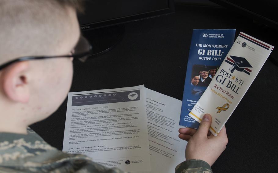 A bill was introduced in the Senate on Feb. 9, 2022, to simplify the forms used to transfer GI Bill benefits from a service member to his or her child or spouse. Confusion over the paperwork has led to errors and dependents being deemed ineligible for benefits, according to the office of Sen. Tommy Tuberville, R-Ala. 