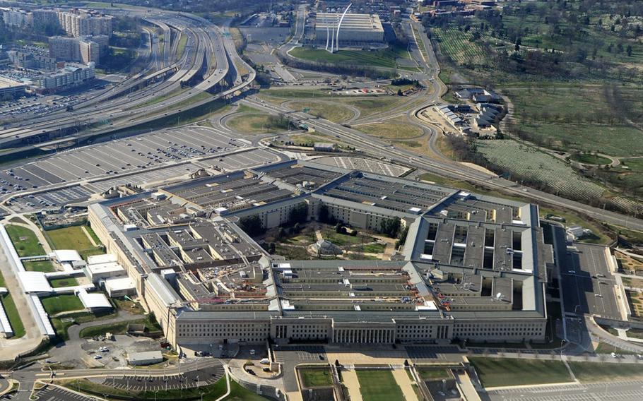This picture taken Dec. 26, 2011 shows the Pentagon building in Arlington, Va.