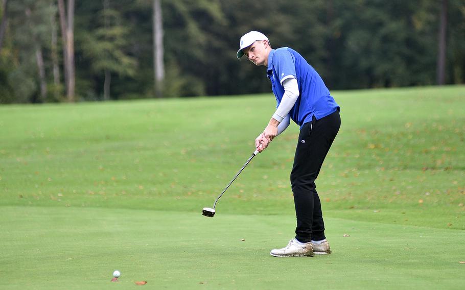 Grayden Taylor won the DODEA-Europe boys golf title.