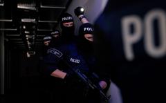 Officers of the Rheinland-Pfalz special police squads shown during training in an undated file photo. A suspected member of the Islamic State terrorist group was arrested near Speyer, Germany, June 13, 2022.